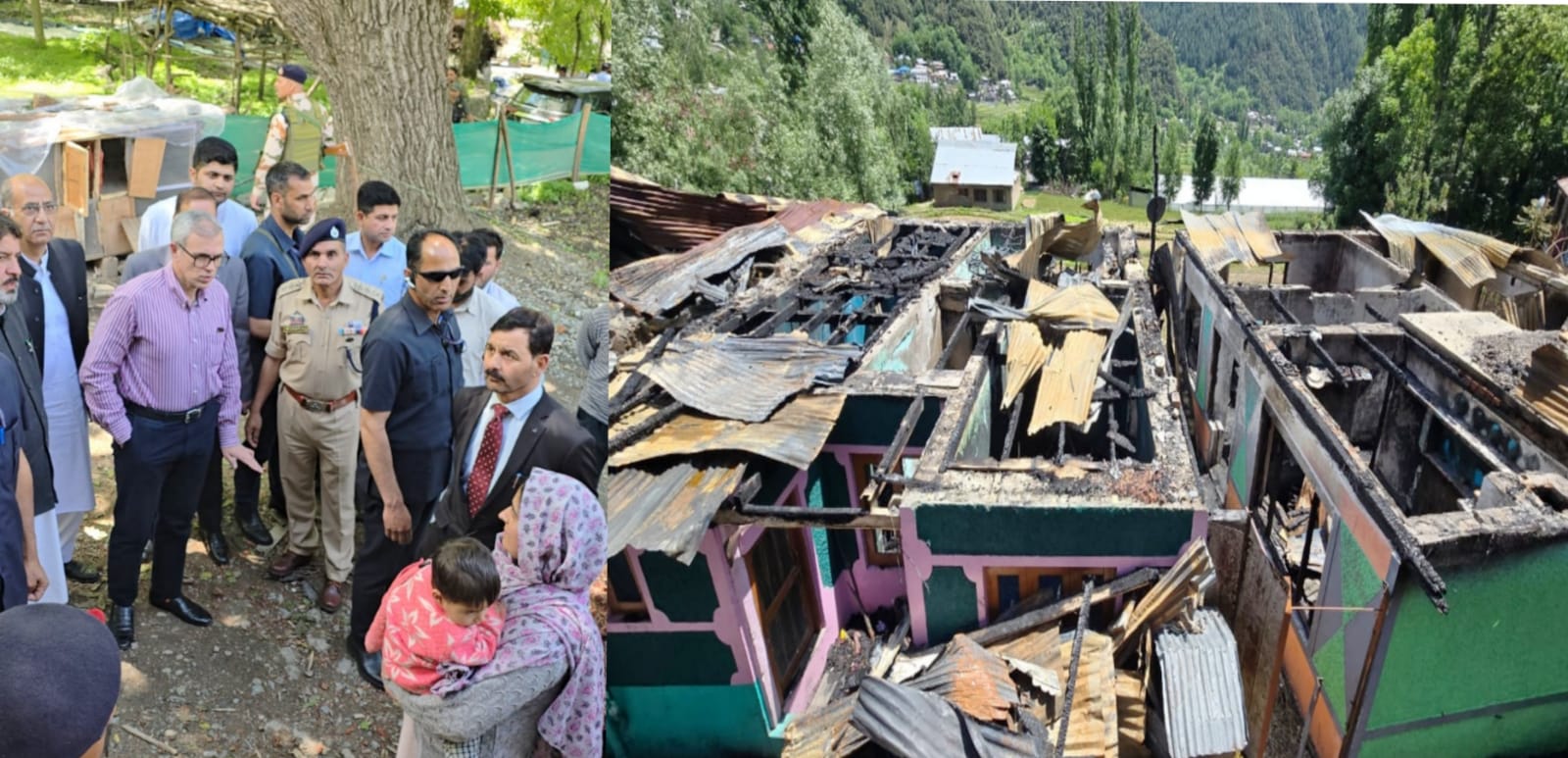 मुख्यमंत्री उमर अब्दुल्ला ने स्थिति का आकलन करने के लिए तंगधार का किया दौरा मुख्यमंत्री उमर अब्दुल्ला ने स्थिति का आकलन करने के लिए तंगधार का किया दौरा