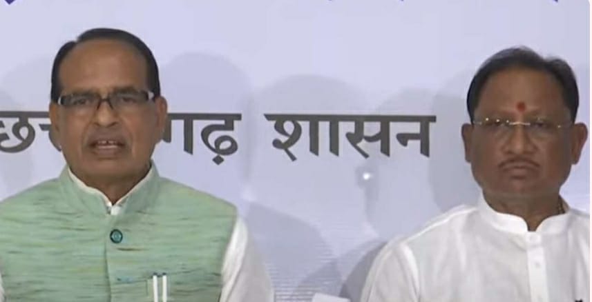 कृषि मंत्री शिवराज सिंह चौहान की पत्रकार वार्ता