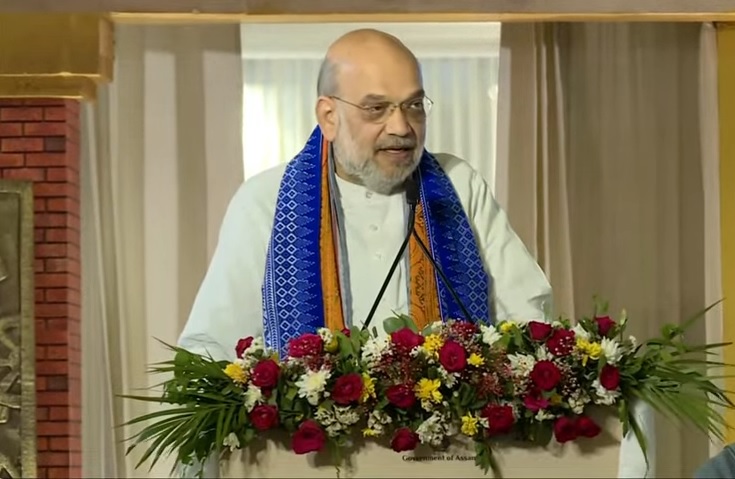केंद्रीय गृह मंत्री अमित शाह गुरुवार को नई दिल्ली में कार्यक्रम को संबोधित करते हुए केंद्रीय गृह मंत्री अमित शाह गुरुवार को नई दिल्ली में कार्यक्रम को संबोधित करते हुए