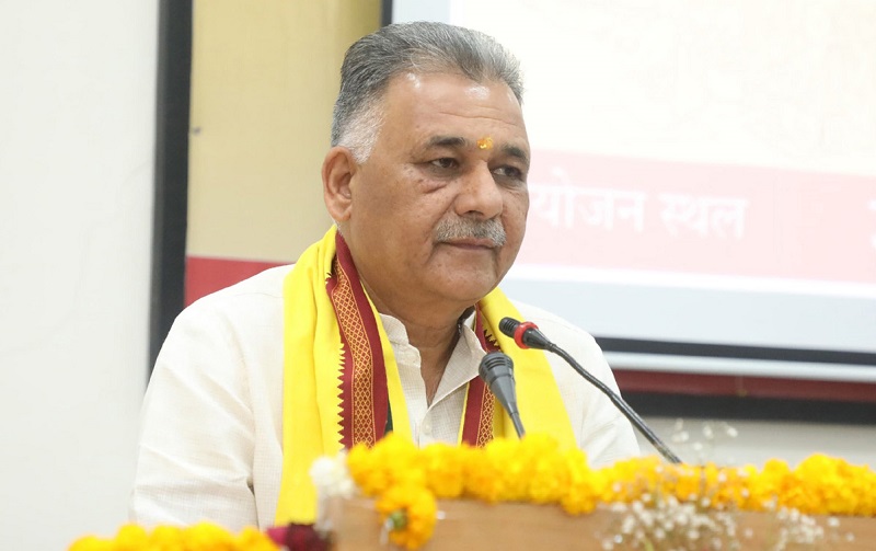 भारतीय ज्ञान परम्परा के समावेश पर राज्यस्तरीय कार्यशाला को संबोधित करते हुए मंत्री इंदर सिंह परमार भारतीय ज्ञान परम्परा के समावेश पर राज्यस्तरीय कार्यशाला को संबोधित करते हुए मंत्री इंदर सिंह परमार