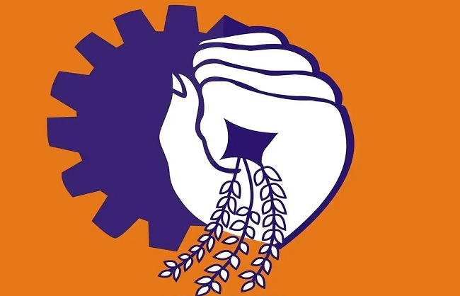 भारतीय मजदूर संघ के लोगो का प्रतीकात्मक चित्र भारतीय मजदूर संघ के लोगो का प्रतीकात्मक चित्र
