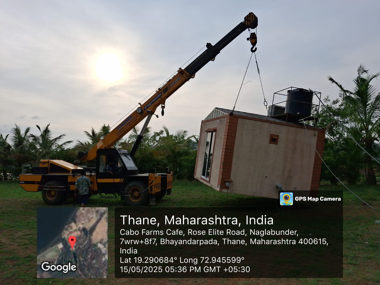 Illegal construction were demolished in Nagalabandar Illegal construction were demolished in Nagalabandar