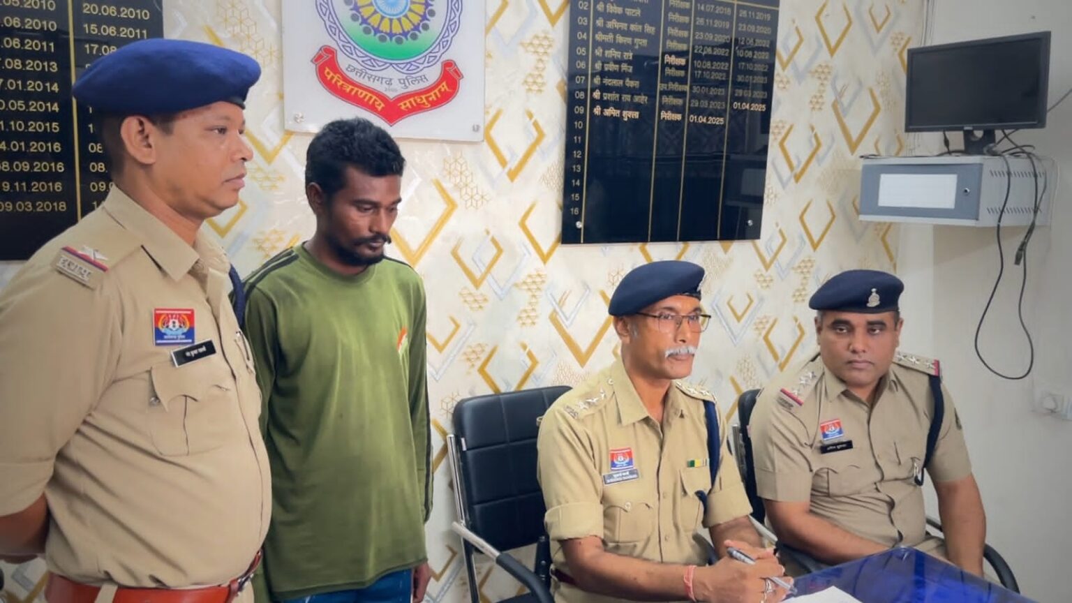 पुलिस के गिरफ्त में आरोपी पुलिस के गिरफ्त में आरोपी