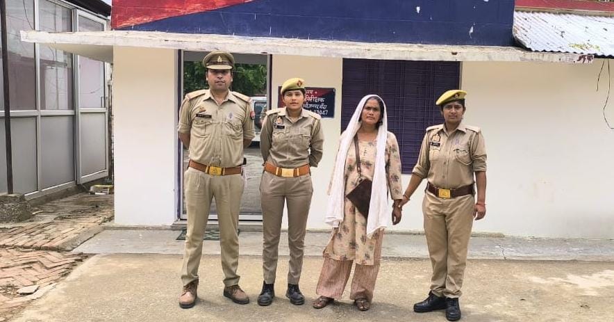 युवती गिरफ्तार युवती गिरफ्तार
