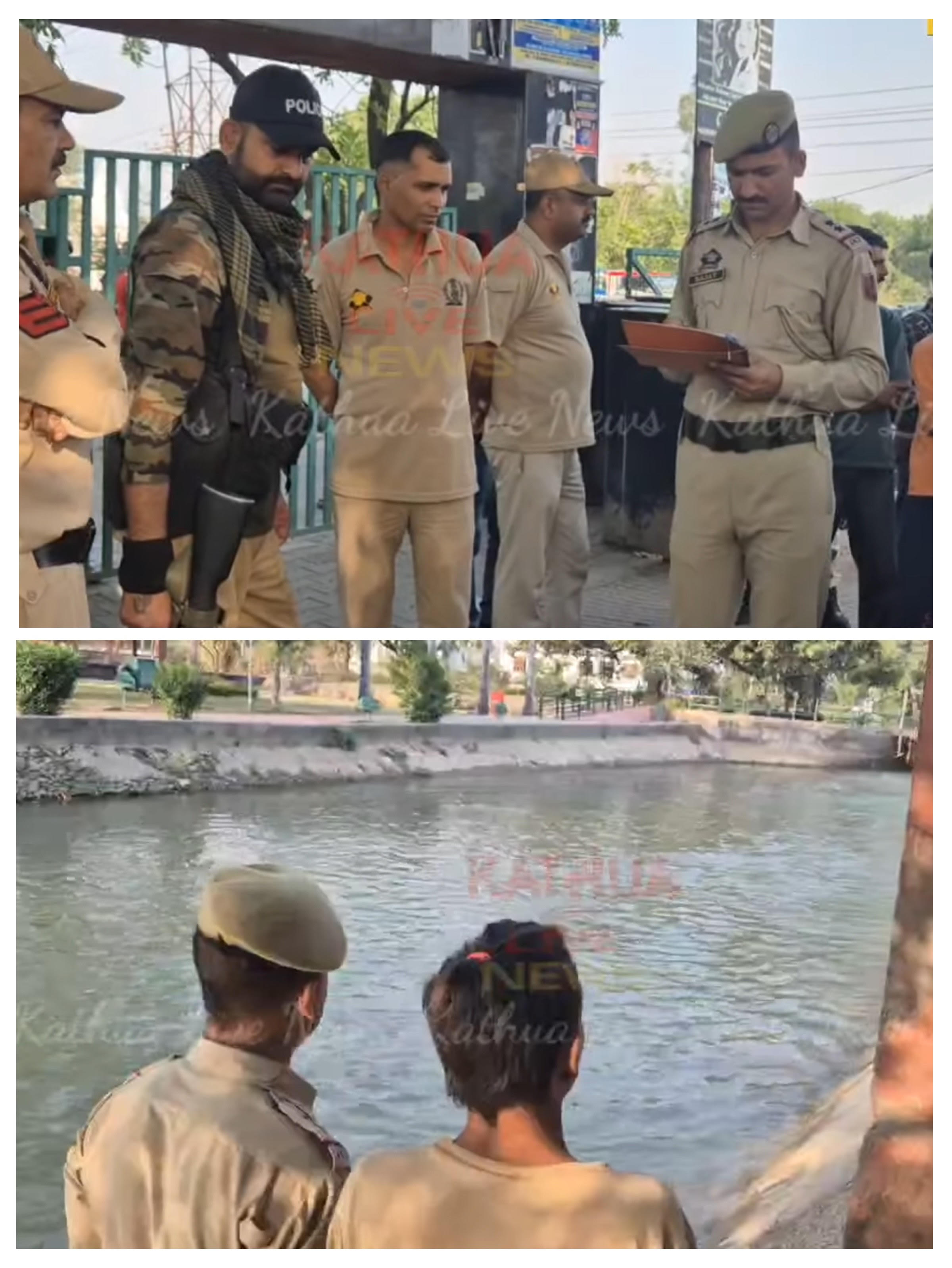 The body of a young man was found in a canal under suspicious circumstances The body of a young man was found in a canal under suspicious circumstances