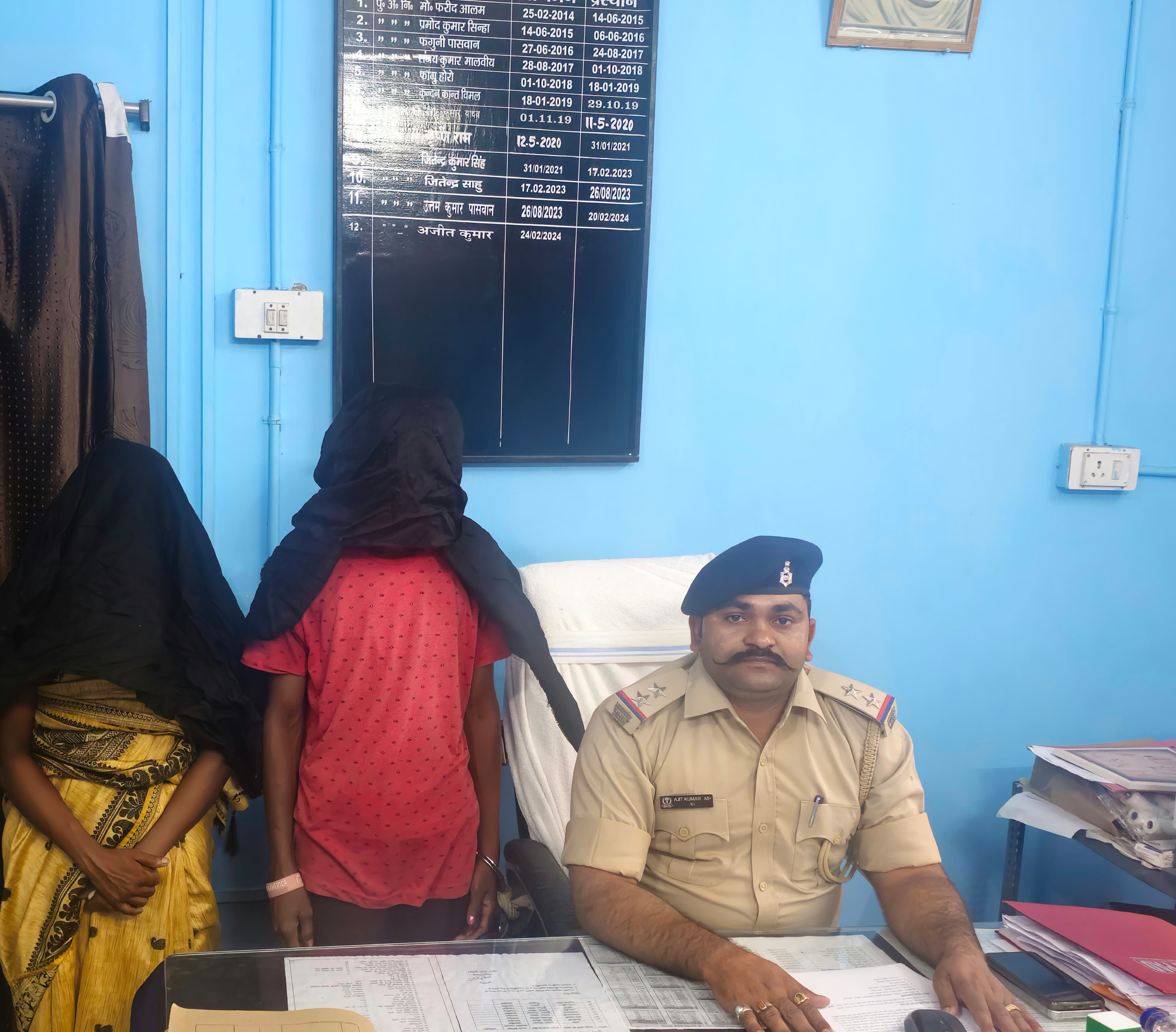 प्रेसवार्ता कर जानकारी देते थाना प्रभारी व गिरफ्तार प्रेमी युगल प्रेसवार्ता कर जानकारी देते थाना प्रभारी व गिरफ्तार प्रेमी युगल