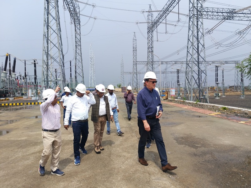 जर्मनी के अधिकारियों ने मंदसौर के 400 केवी सब स्टेशन का किया निरीक्षण जर्मनी के अधिकारियों ने मंदसौर के 400 केवी सब स्टेशन का किया निरीक्षण