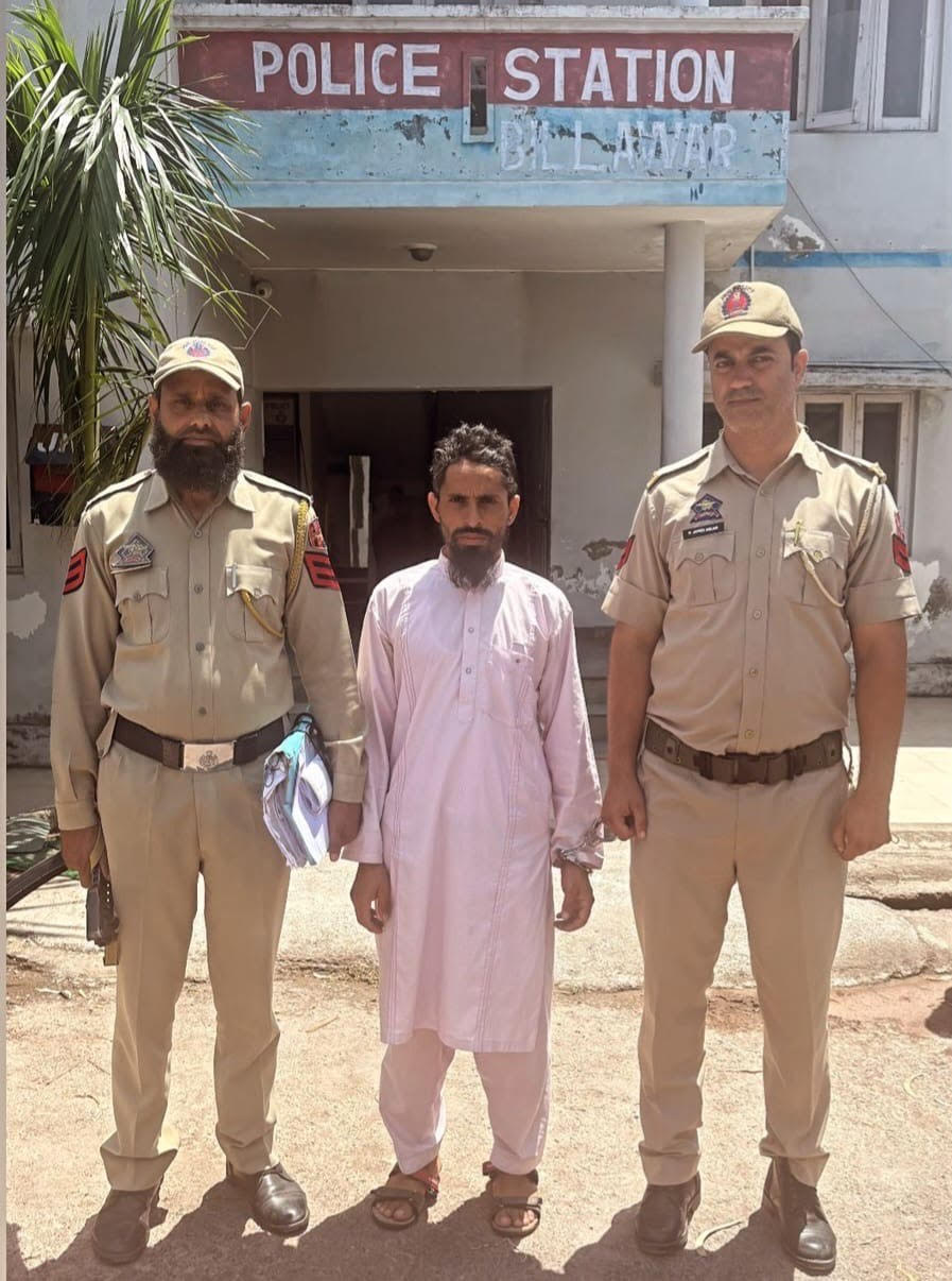 History sheeter Mohammad Gulzar arrested under PSA History sheeter Mohammad Gulzar arrested under PSA
