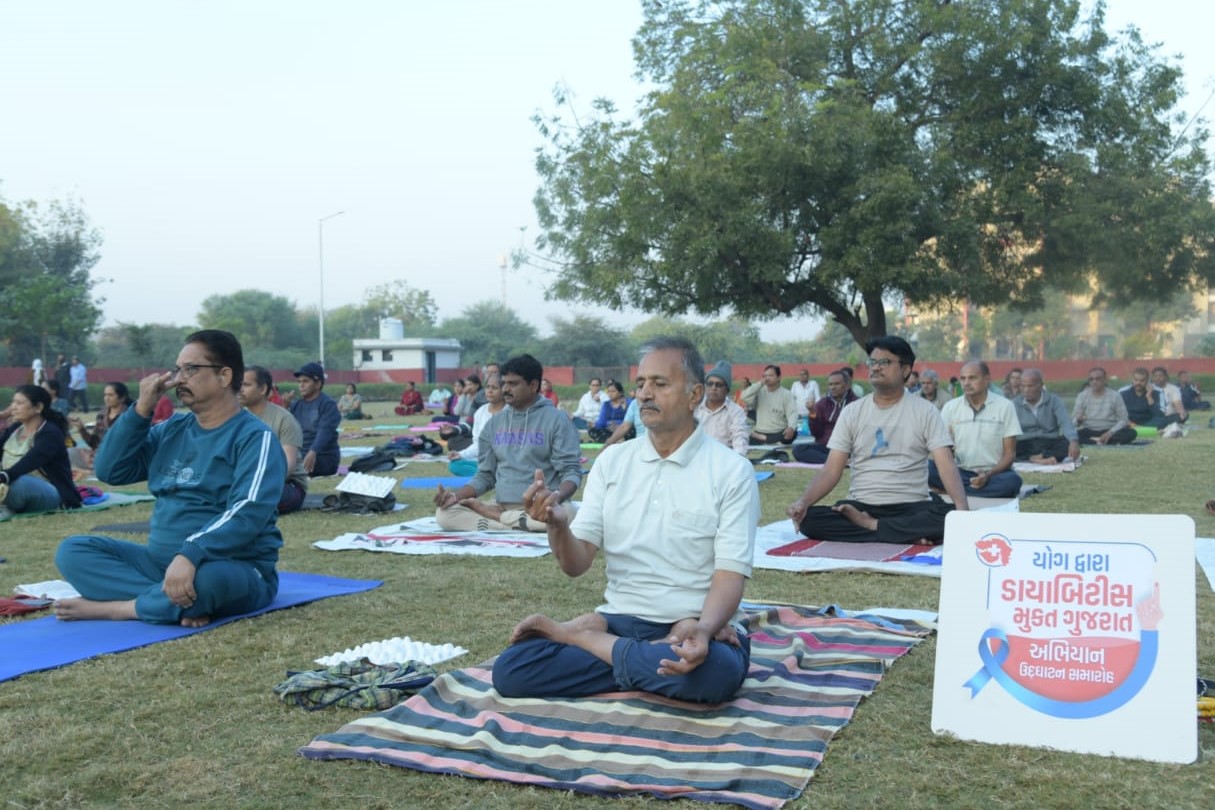 4500 more diabetic patients participated in a total of 44 diabetes prevention yoga camps across the state 4500 more diabetic patients participated in a total of 44 diabetes prevention yoga camps across the state