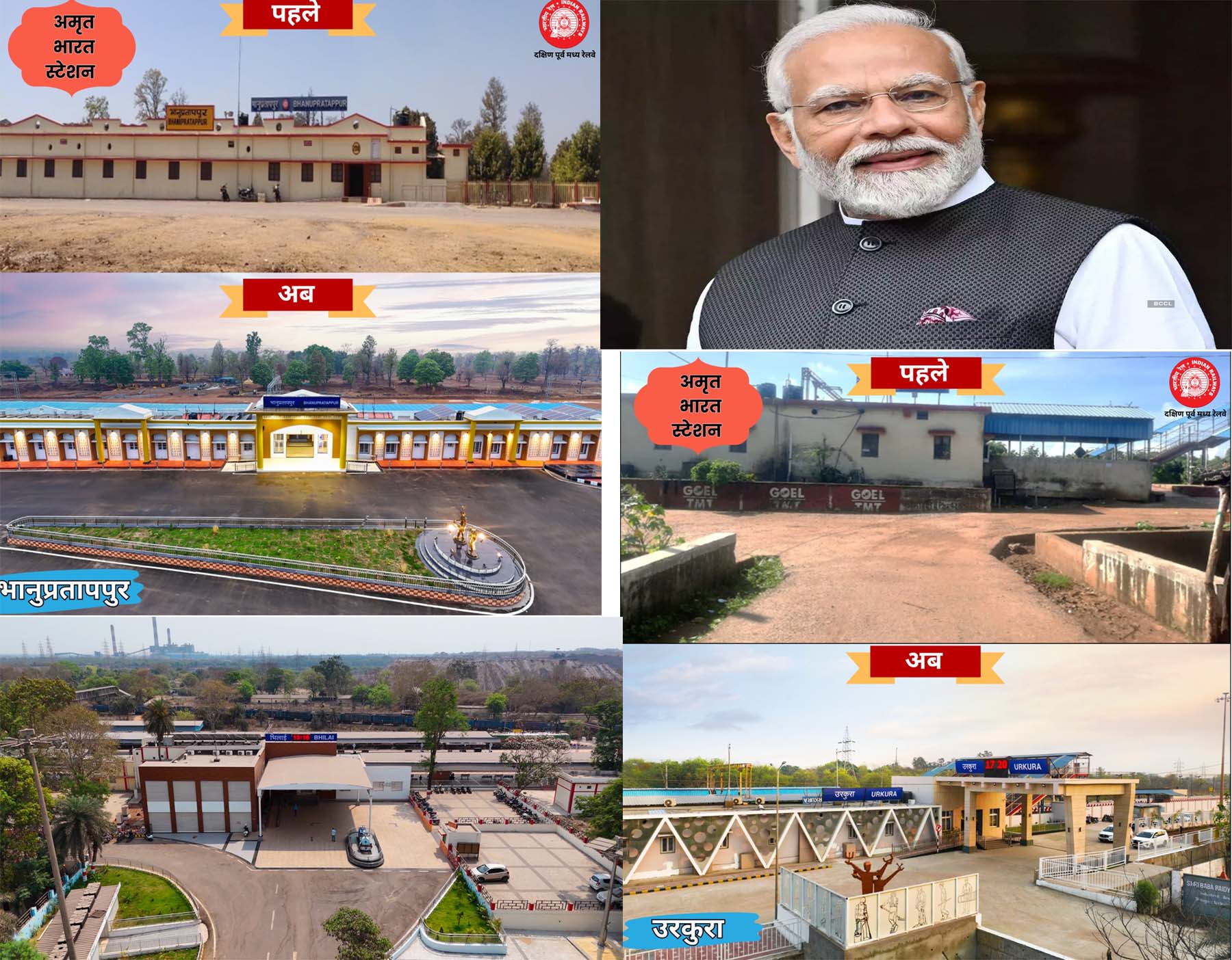 छत्तीसगढ़ के पांच रेलवे स्टेशन छत्तीसगढ़ के पांच रेलवे स्टेशन