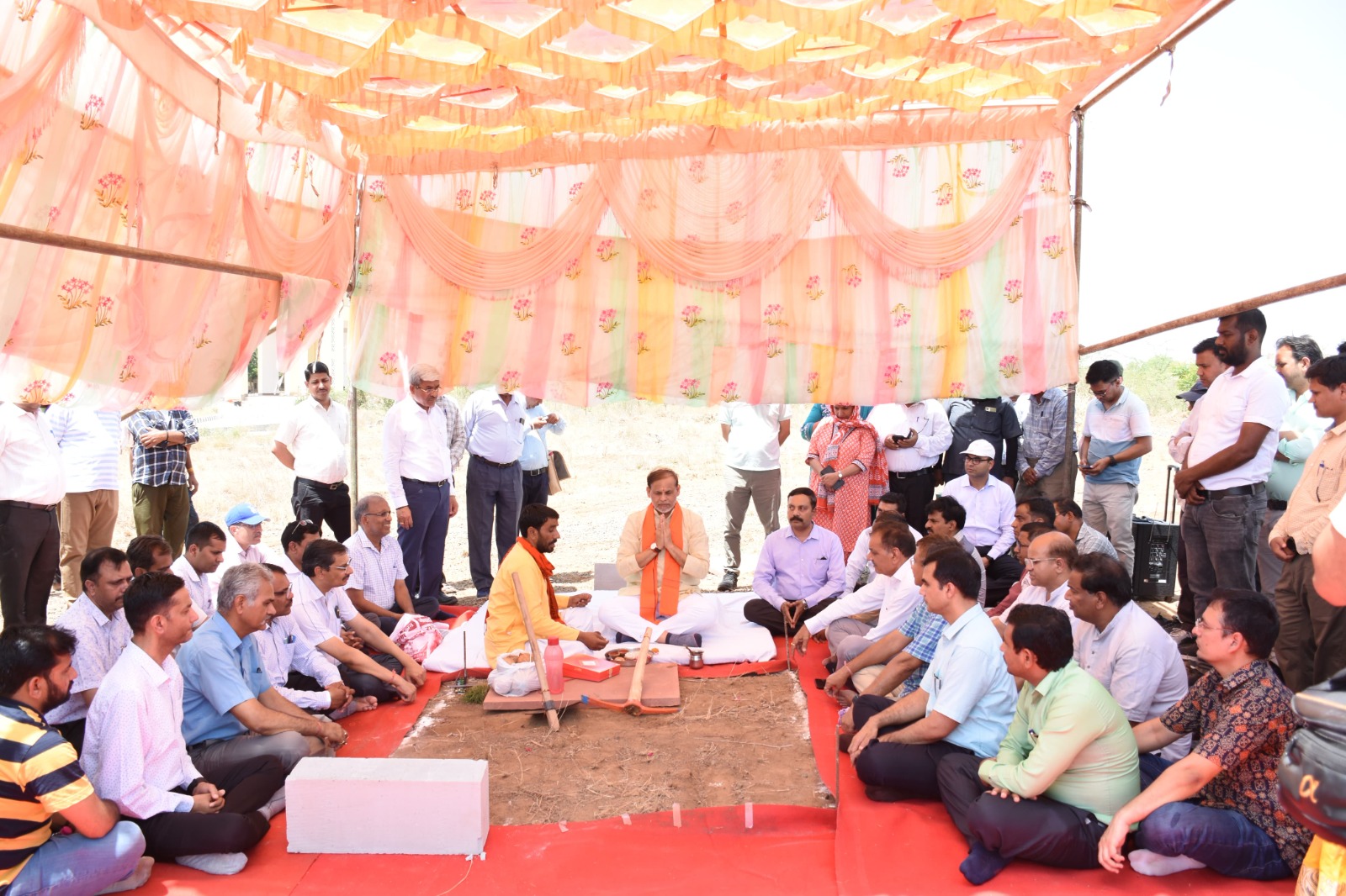 राजस्थान केंद्रीय विश्वविद्यालय में केंद्रीय पुस्तकालय एवं 600-बेडेड छात्रावास का भूमि पूजन राजस्थान केंद्रीय विश्वविद्यालय में केंद्रीय पुस्तकालय एवं 600-बेडेड छात्रावास का भूमि पूजन