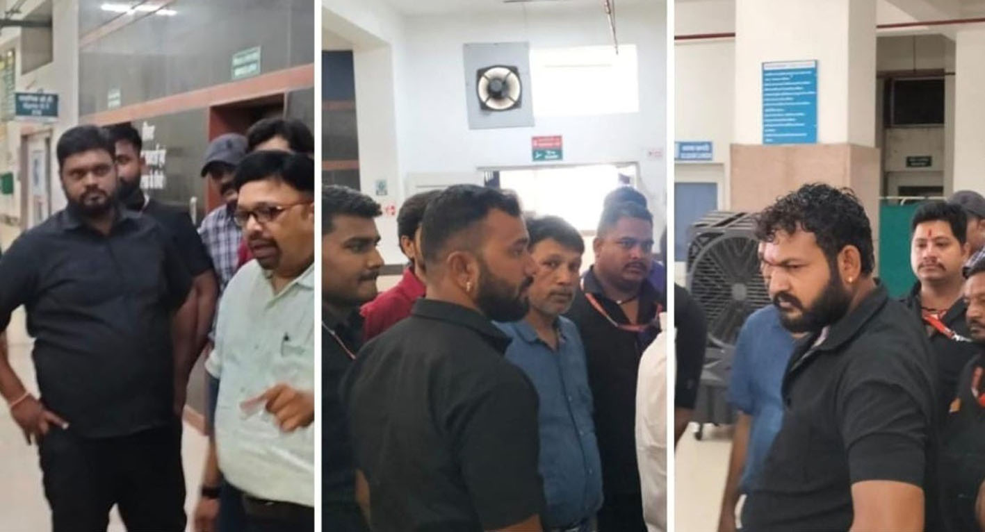चरक अस्पताल में बाउंसर तैनात........! * सफाई के ठेके में थे ये शामिल,ठेकेदार नहीं कर रहा था शर्तो का पालन चरक अस्पताल में बाउंसर तैनात........! * सफाई के ठेके में थे ये शामिल,ठेकेदार नहीं कर रहा था शर्तो का पालन