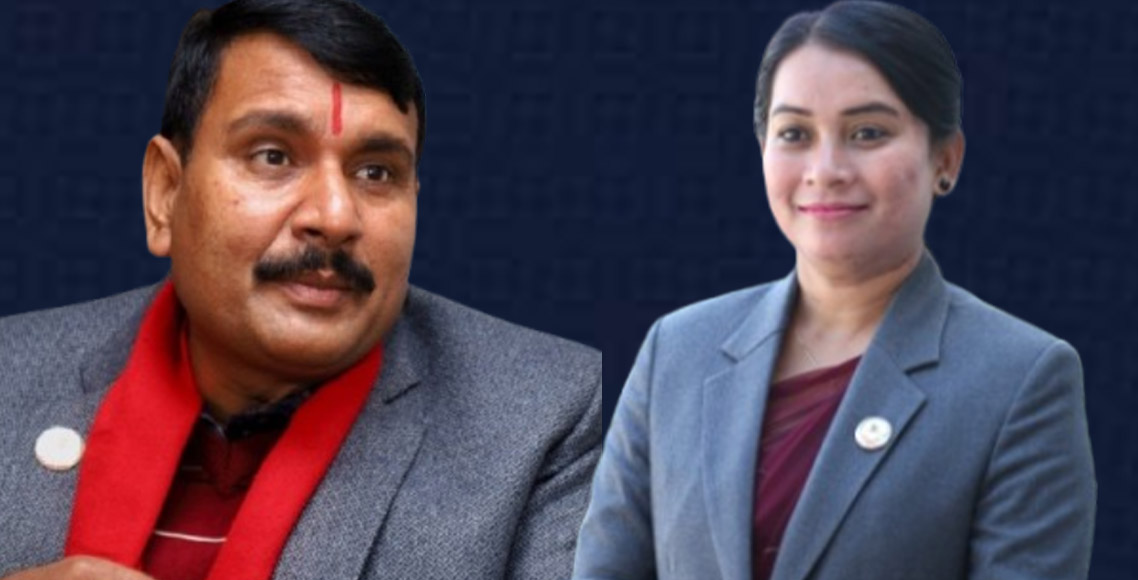 संसदीय समिति के अध्यक्ष किरण साह और सांसद कल्पना मियां संसदीय समिति के अध्यक्ष किरण साह और सांसद कल्पना मियां