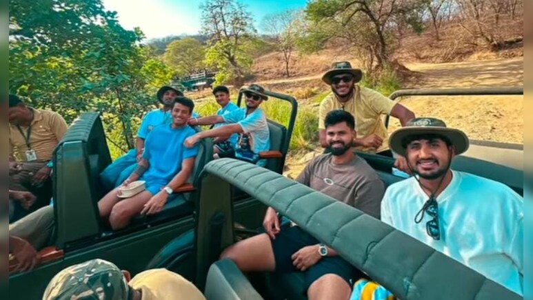 रणथंभौर में पंजाब किंग्स के खिलाड़ी रणथंभौर में पंजाब किंग्स के खिलाड़ी