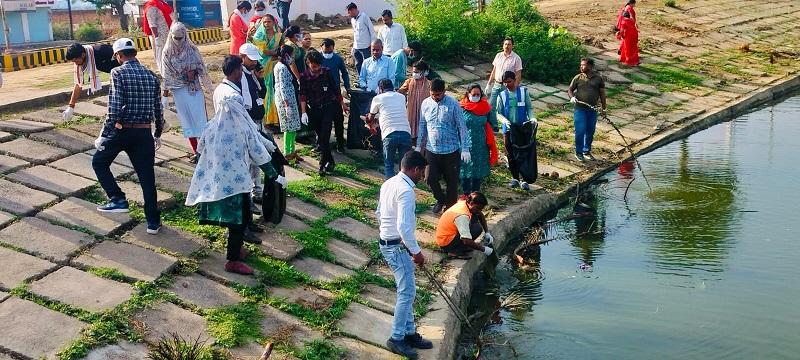 मप्र में जल गंगा संवर्धन अभियान जारी मप्र में जल गंगा संवर्धन अभियान जारी