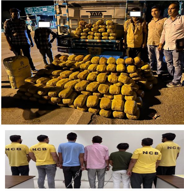 नारकोटिक्स कंट्रोल ब्यूरो ने पकडा 1.48 करोड़ रुपये कीमत का 300 किलो गांजा नारकोटिक्स कंट्रोल ब्यूरो ने पकडा 1.48 करोड़ रुपये कीमत का 300 किलो गांजा