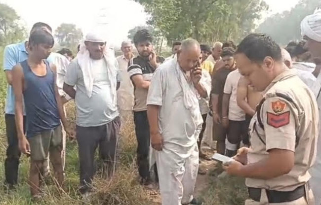 सोनीपत: मौके पर जांच करती पुलिस सोनीपत: मौके पर जांच करती पुलिस