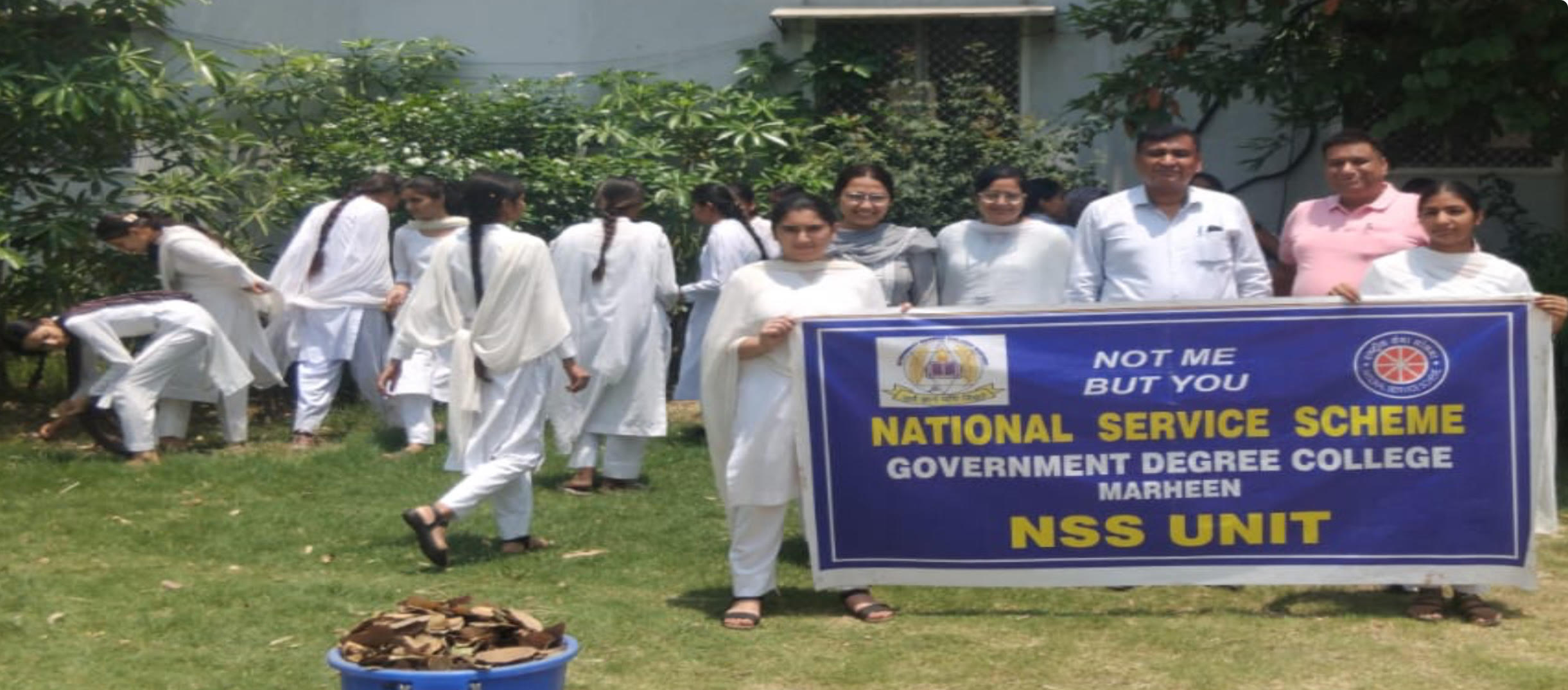 Cleanliness drive conducted in GDC Madheen Cleanliness drive conducted in GDC Madheen