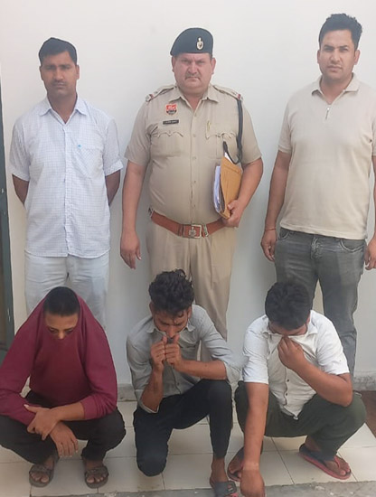 सोनीपत:पाइप सप्लाई के नाम पर साइबर ठगी के गिरफ्तार आरोपी सोनीपत:पाइप सप्लाई के नाम पर साइबर ठगी के गिरफ्तार आरोपी