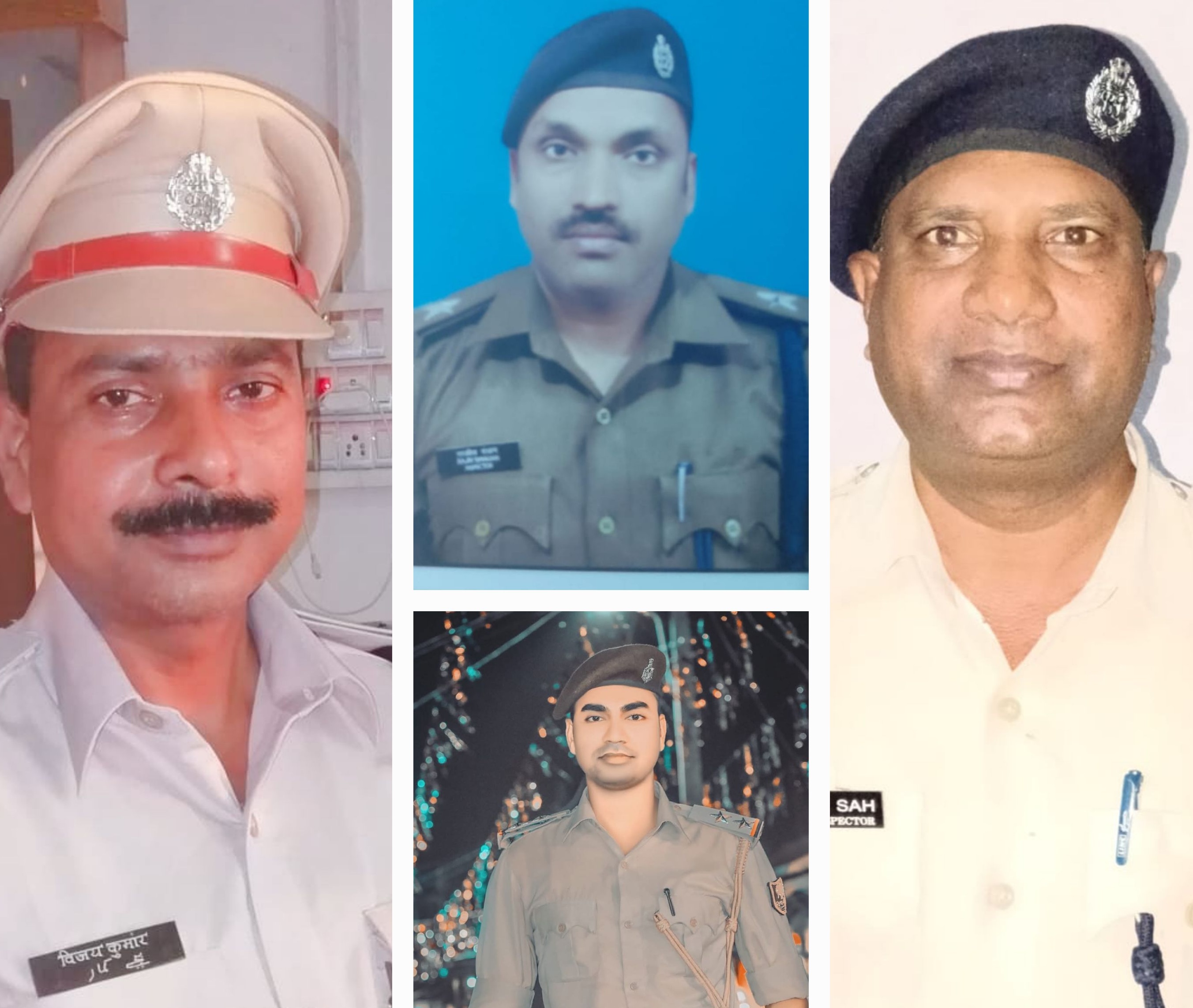 नव पदस्थापित चारो थानेदार नव पदस्थापित चारो थानेदार