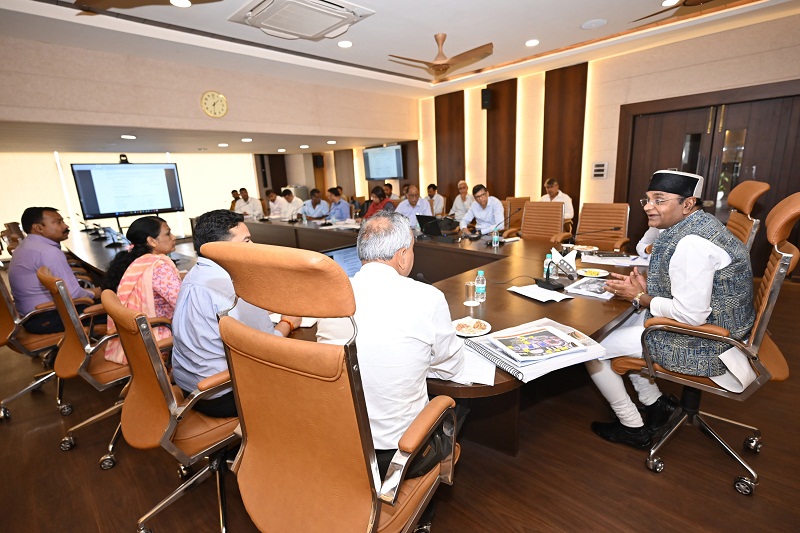 नाथू बरखेड़ा अंतरराष्ट्रीय स्पोर्ट्स कॉम्प्लेक्स की प्रगति की समीक्षा नाथू बरखेड़ा अंतरराष्ट्रीय स्पोर्ट्स कॉम्प्लेक्स की प्रगति की समीक्षा