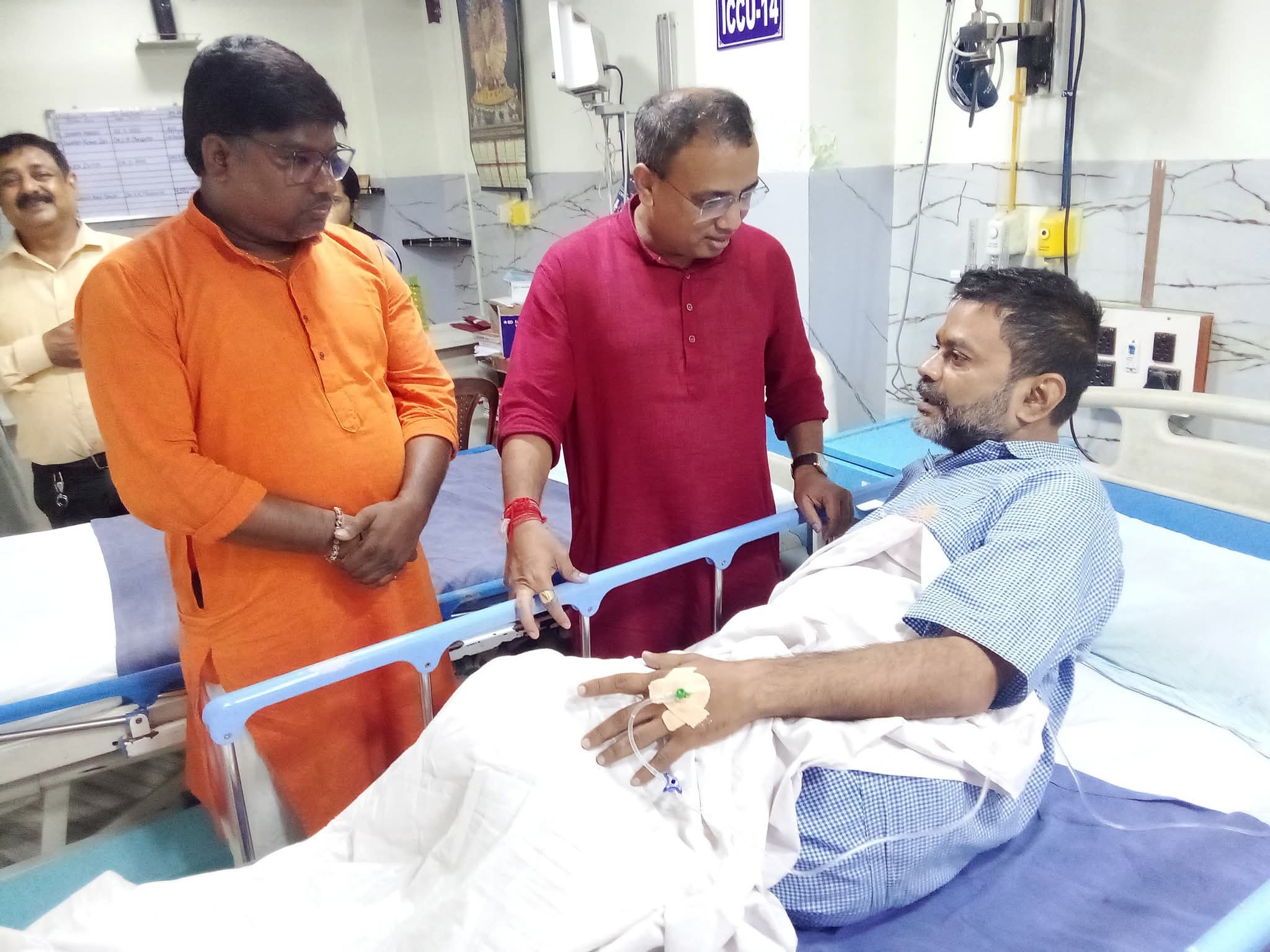 सड़क दुर्घटना में भाजपा पार्षद घायल सड़क दुर्घटना में भाजपा पार्षद घायल