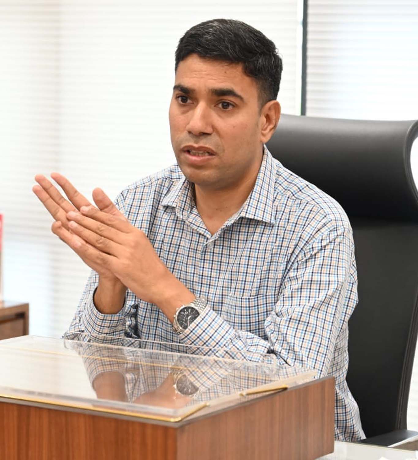 निगमायुक्त प्रदीप दहिया। निगमायुक्त प्रदीप दहिया।