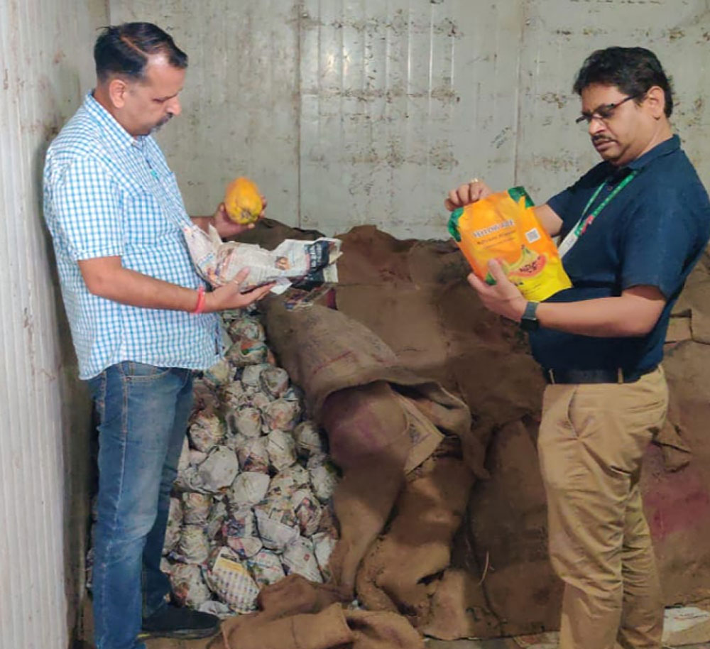 अट्टाईस किलो सड़े आम और 60 किलो तरबूज करवाए नष्ट अट्टाईस किलो सड़े आम और 60 किलो तरबूज करवाए नष्ट