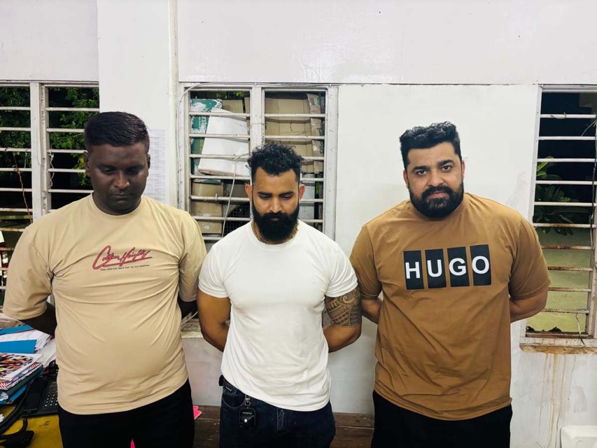 मारपीट करने वाले गिरफ्तार बाउंसर मारपीट करने वाले गिरफ्तार बाउंसर
