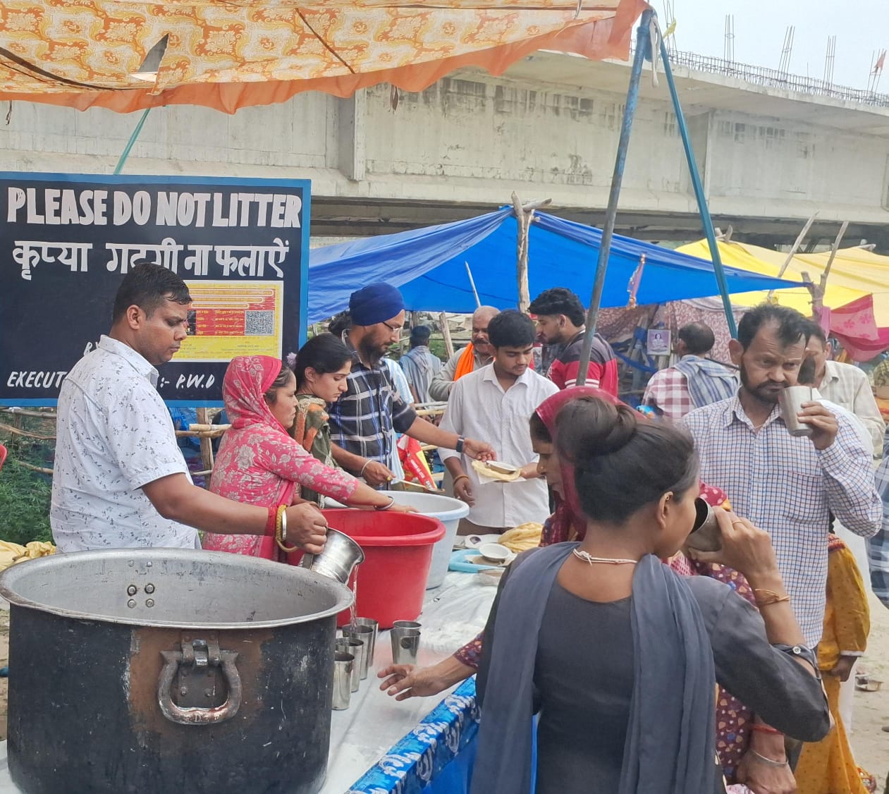 एंटी क्राइम एनजीओ ने लंगर का आयोजन किया