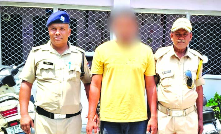 पुिलस िगरफदत में आरओिपत्य