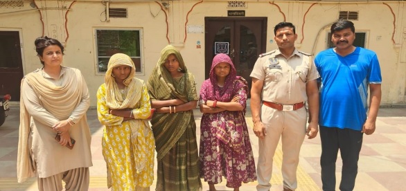 पचास लाख रुपये के पन्ने,पुखराज के पैकेट चोरी करने वाली गुजराती गैंग की तीन महिलाए गिरफ्तार