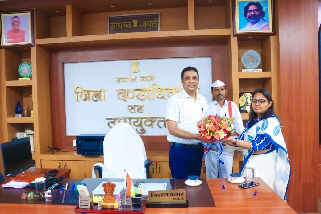 पदभार ग्रहण करती उपयुक्त अंजली यादव पदभार ग्रहण करती उपयुक्त अंजली यादव