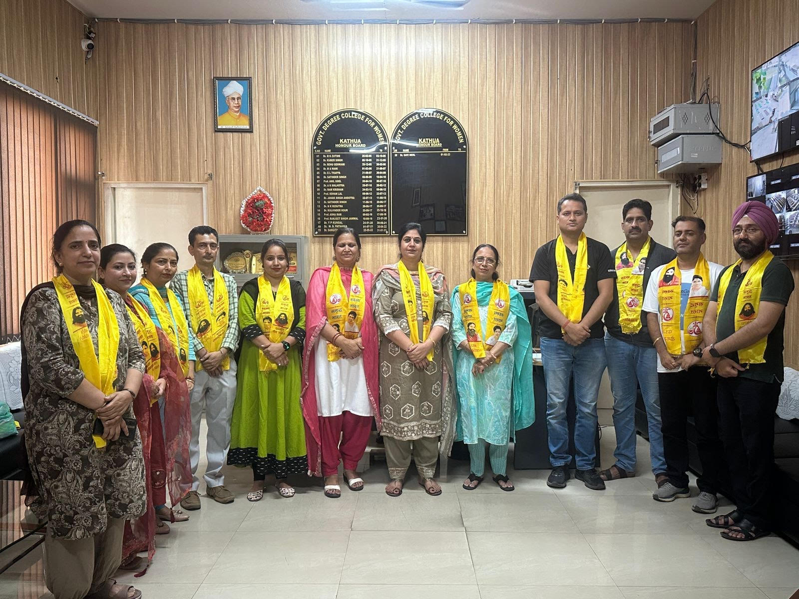 A three-day yoga workshop was organized for teachers at Women's Degree College A three-day yoga workshop was organized for teachers at Women's Degree College