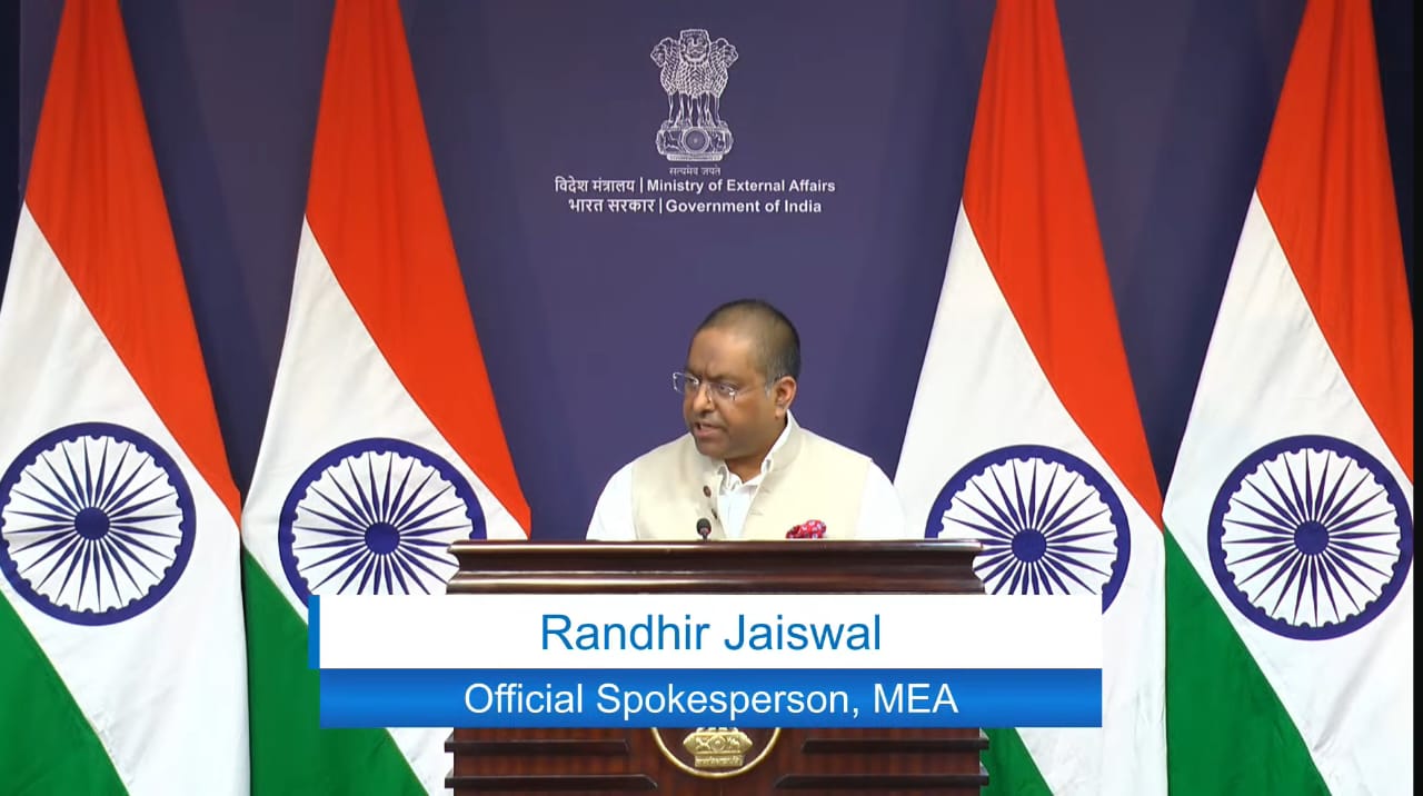 विदेश मंत्रालय के प्रवक्ता रणधीर जायसवाल (MEA Spokesperson Randhir Jaiswal )