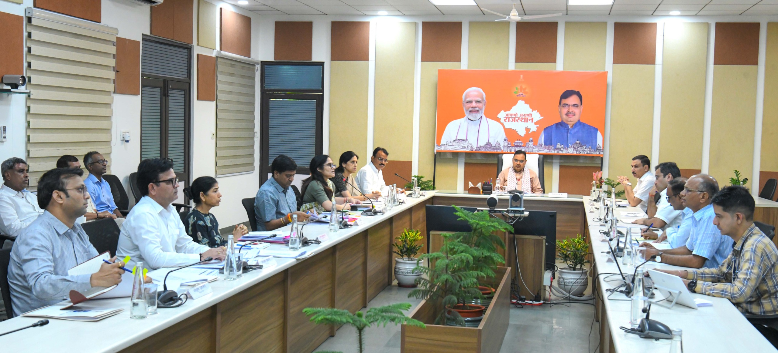 मुख्यमंत्री भजनलाल शर्मा राेडवेज समीक्षा बैठक