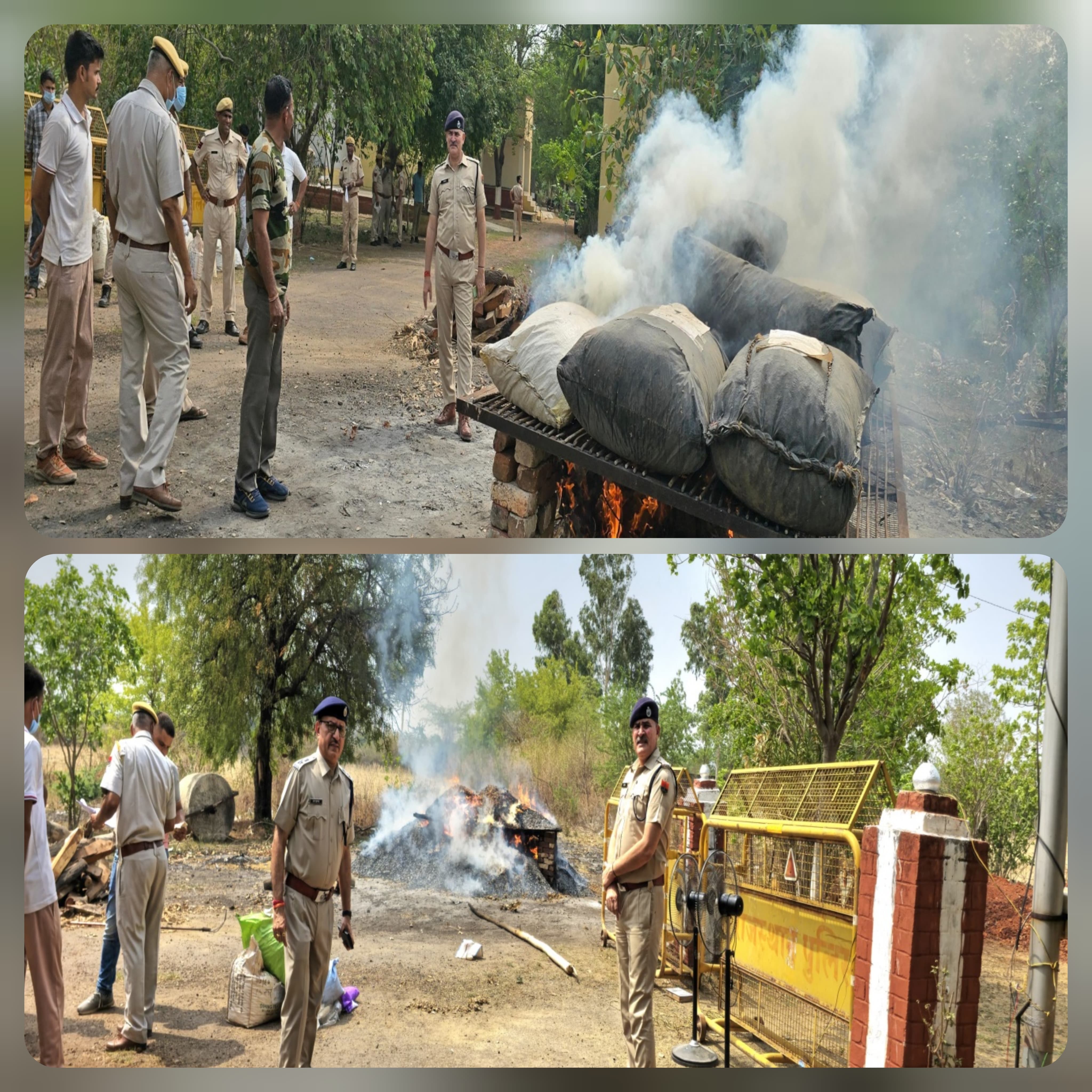 पुलिस ने 3.45 करोड़ से अधिक के मादक पदार्थ और उपकरण किए नष्ट पुलिस ने 3.45 करोड़ से अधिक के मादक पदार्थ और उपकरण किए नष्ट