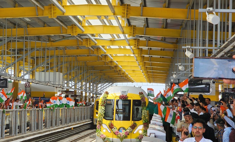 इंदौर मेट्रो रेल का उद्घाटन इंदौर मेट्रो रेल का उद्घाटन