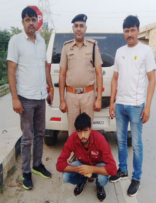 सोनीपत: अवैध  हथियार तस्करी मामले में गिरफ्तार आरोपी
