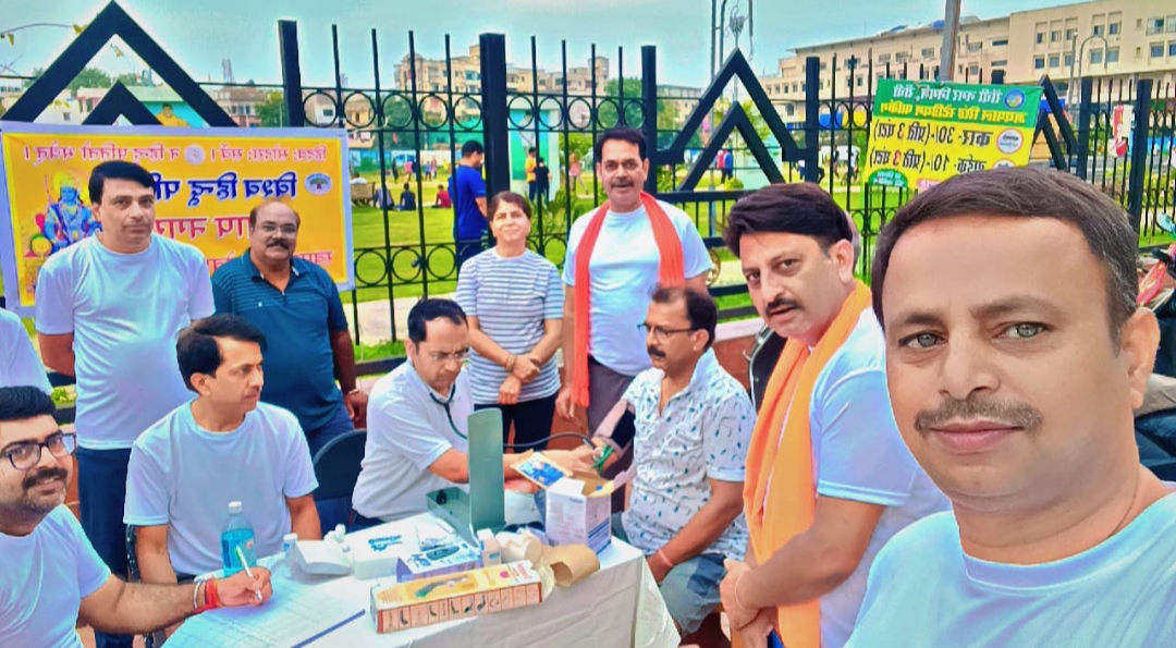 जांच शिविर की तस्वीर