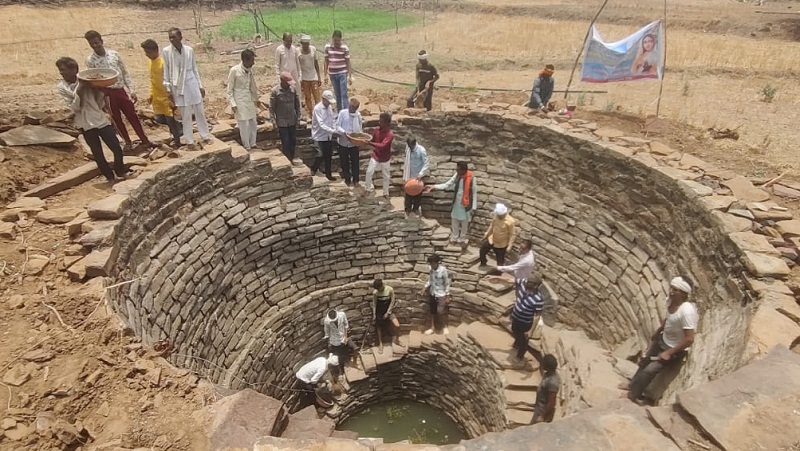 खंडवा जिले में जल संचय अभियान (फाइल फोटो)