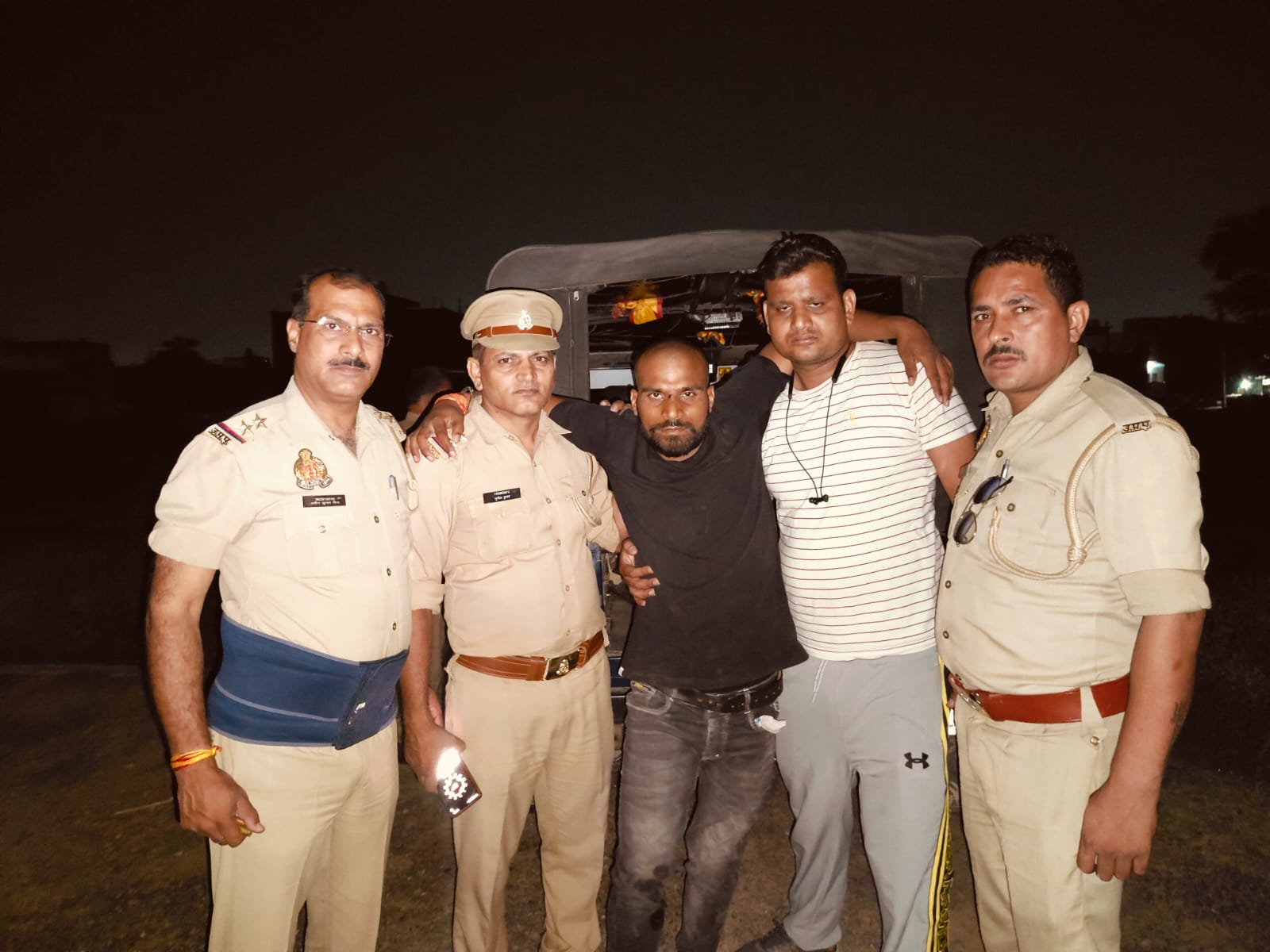 गिरफ्तार अभियुक्त