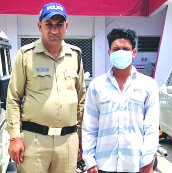 ज्वालापुर पुलिस की गिरफ्त में आरोपित
