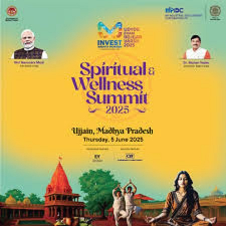उज्जैन में स्पिरिचुअल एंड वेलनेस समिट 5 जून को उज्जैन में स्पिरिचुअल एंड वेलनेस समिट 5 जून को