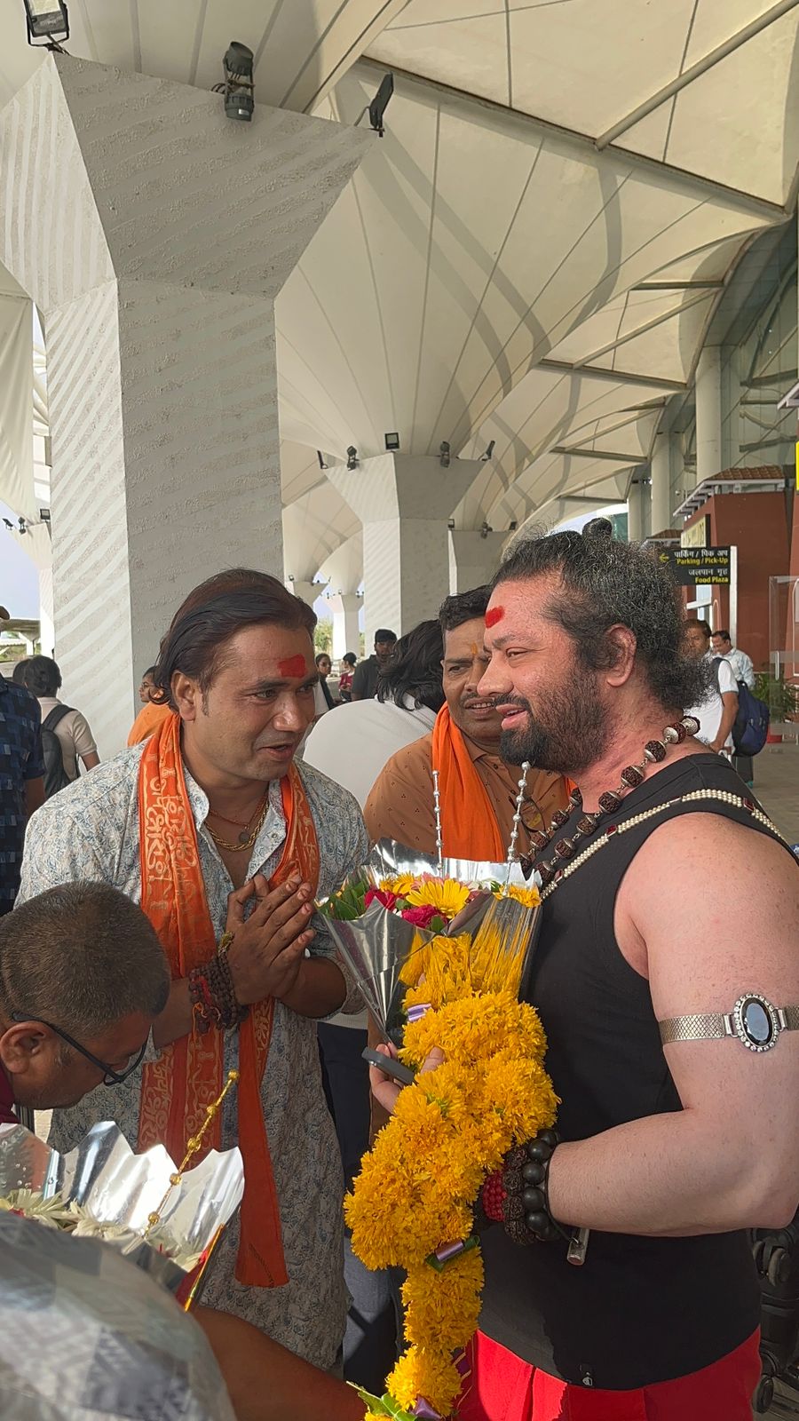 राष्ट्रवादी संत कालीचरण महाराज का हुआ आगमन राष्ट्रवादी संत कालीचरण महाराज का हुआ आगमन