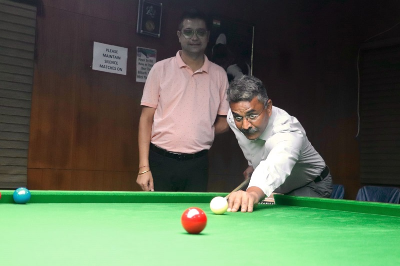 भोपालः टी.टी. नगर स्टेडियम में 6 रेड स्नूकर चैम्पियनशिप 2025 का शुभारंभ भोपालः टी.टी. नगर स्टेडियम में 6 रेड स्नूकर चैम्पियनशिप 2025 का शुभारंभ