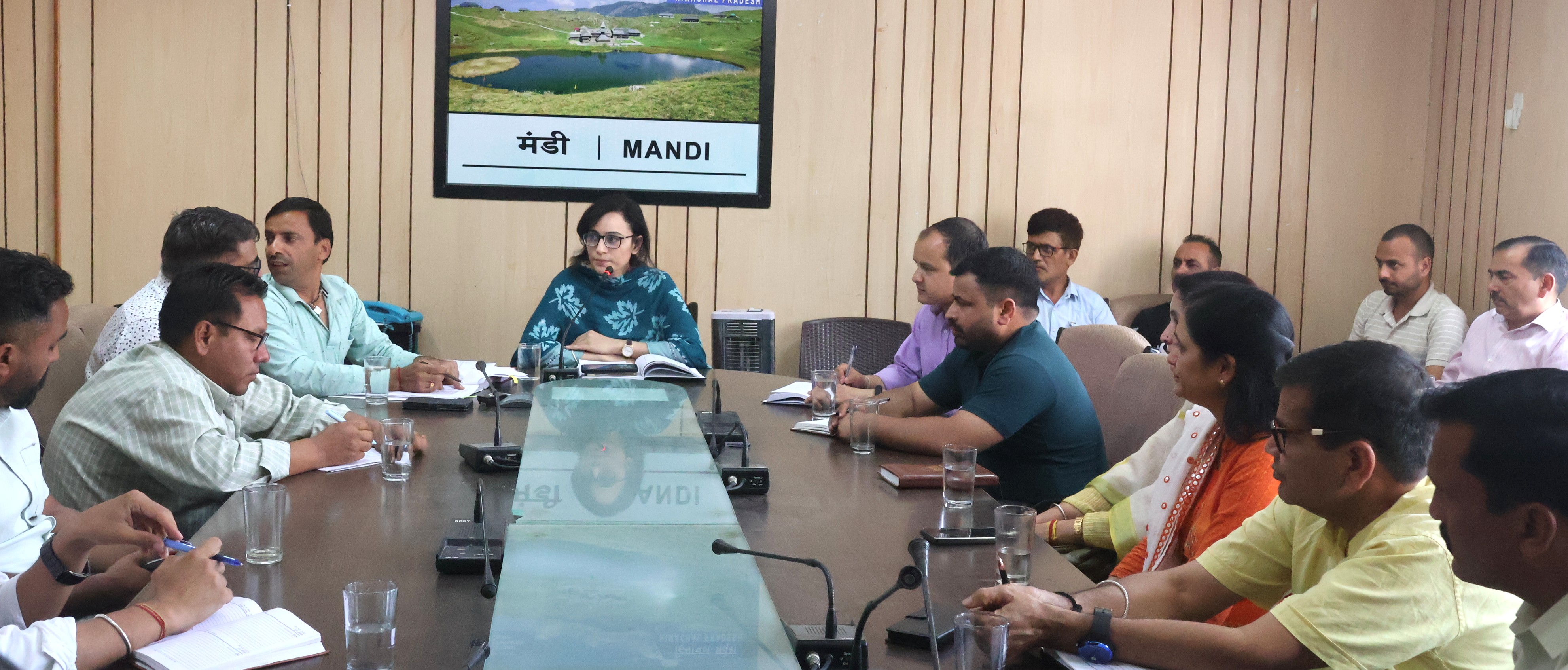 बैठक की अध्यक्षता करते हुए एसडीएम सदर रूपेंद्र कौर। बैठक की अध्यक्षता करते हुए एसडीएम सदर रूपेंद्र कौर।