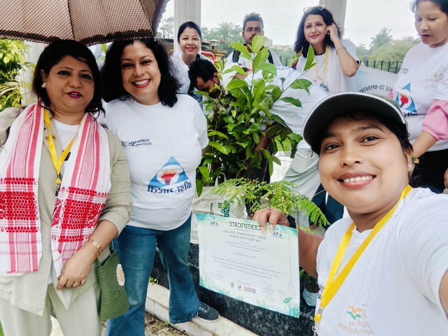 विश्व पर्यावरण दिवस पर क्रीड़ा भारती द्वारा साइकिल राइड, प्लॉगिंग और वृक्षारोपण कार्यक्रम की तस्वीर। विश्व पर्यावरण दिवस पर क्रीड़ा भारती द्वारा साइकिल राइड, प्लॉगिंग और वृक्षारोपण कार्यक्रम की तस्वीर।