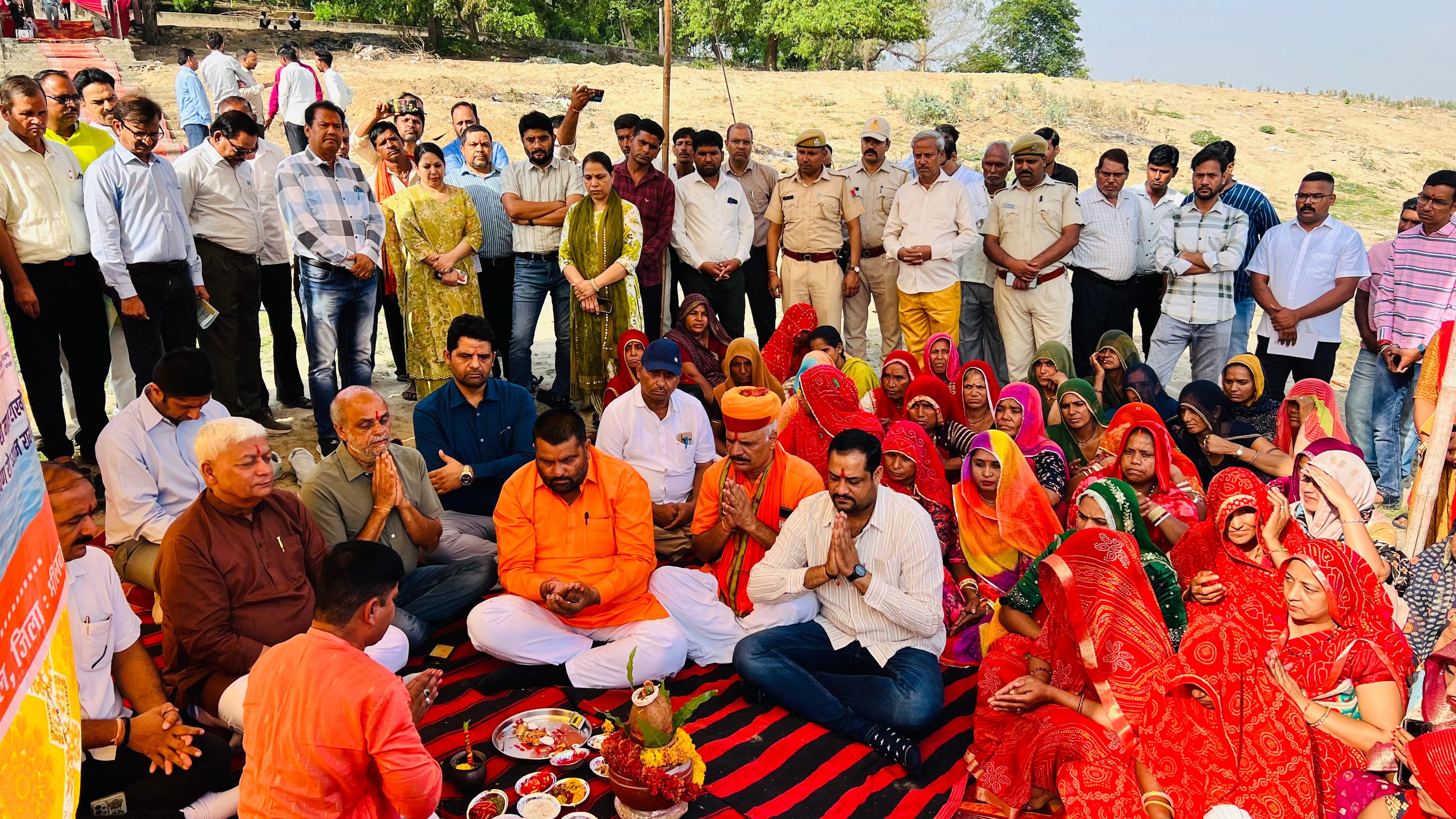 भीलवाड़ा में वंदे गंगा जल संरक्षण जन अभियान” का शुभारंभ, संस्कृति और प्रकृति का संगम