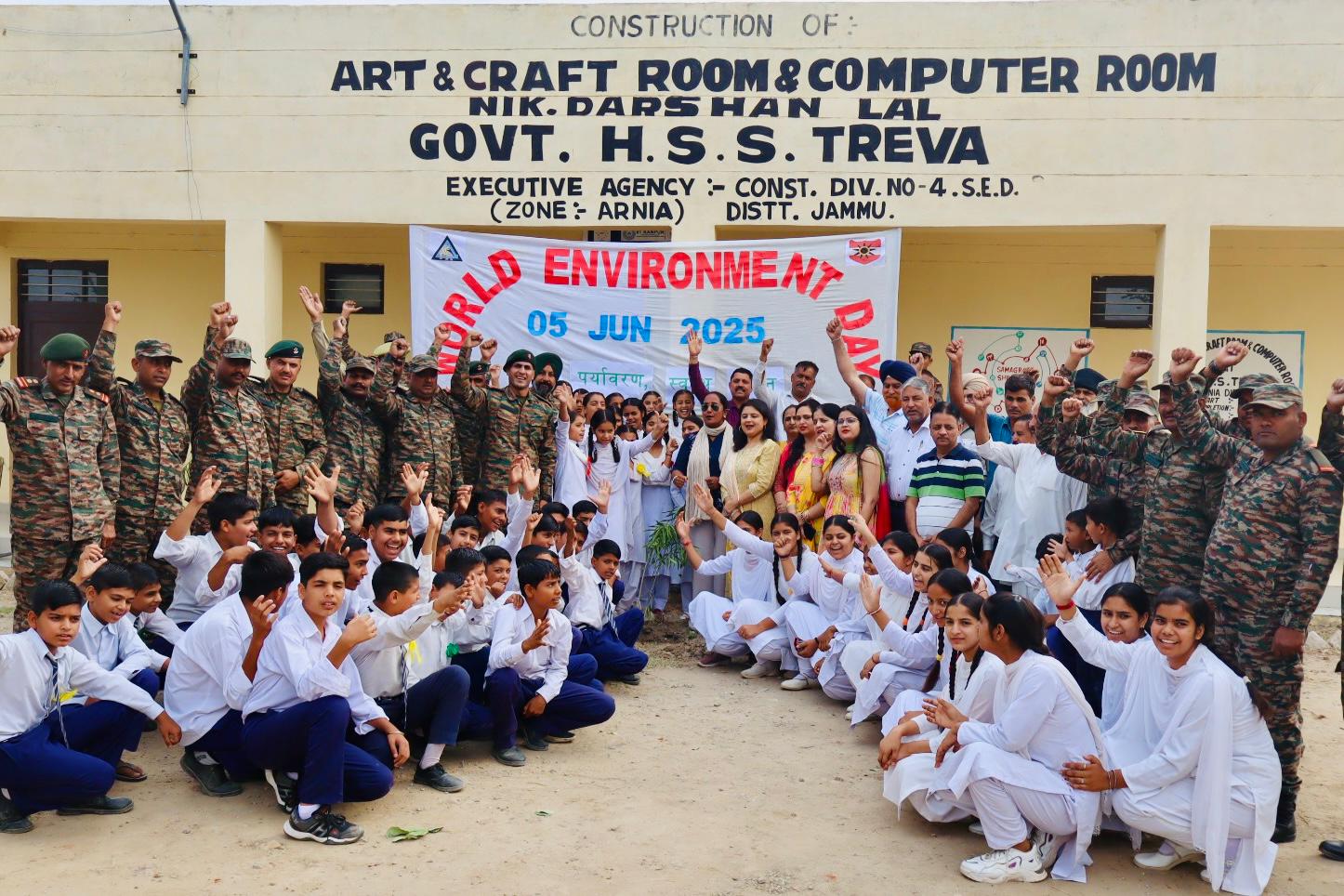 चिनार इको वारियर्स ने विश्व पर्यावरण दिवस मनाया, हरियाली पहल की शुरुआत की चिनार इको वारियर्स ने विश्व पर्यावरण दिवस मनाया, हरियाली पहल की शुरुआत की